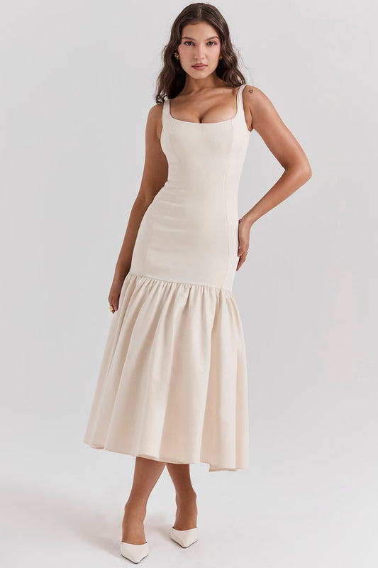 CELESTIA White Long Dress