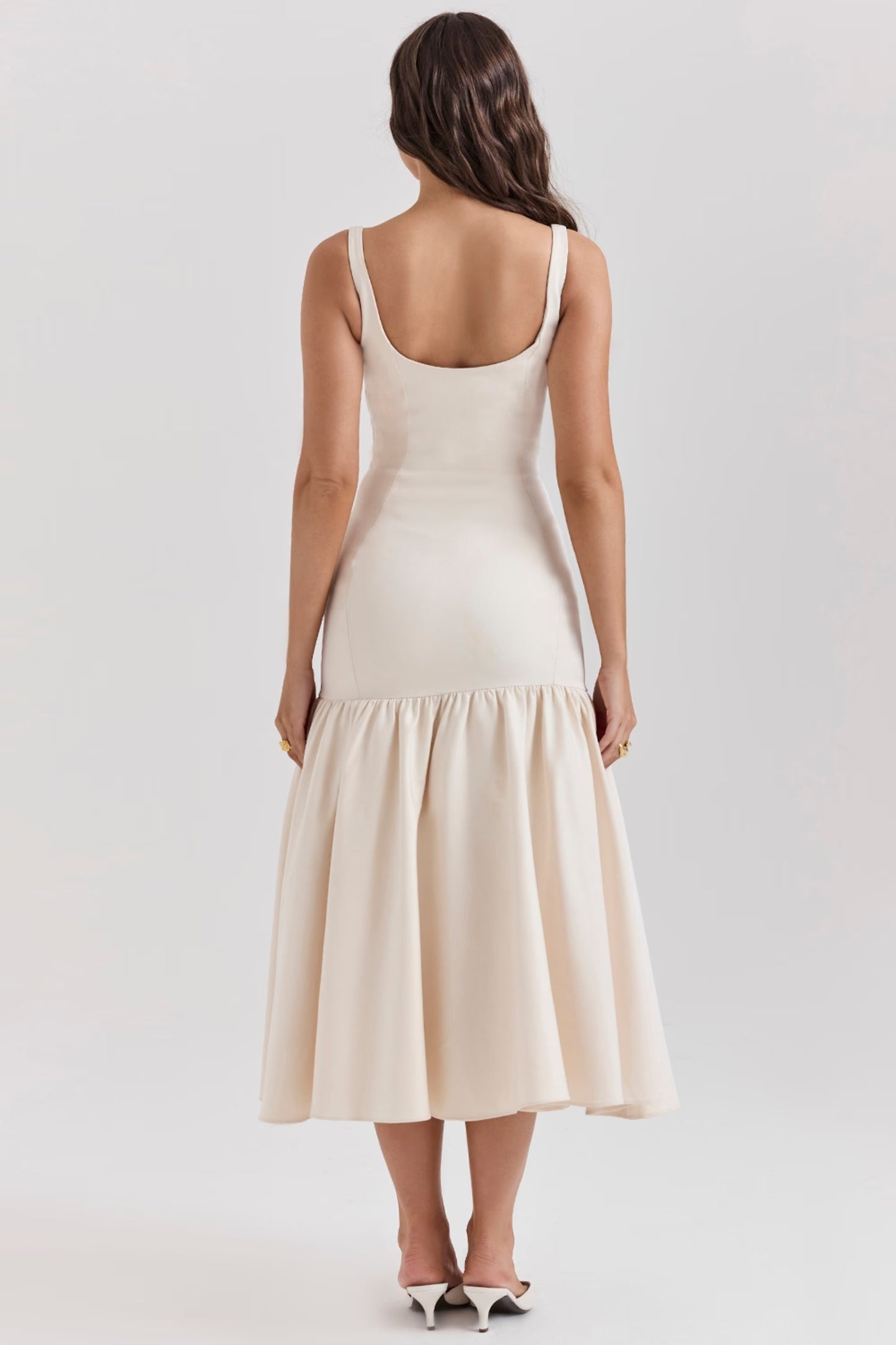 CELESTIA White Long Dress
