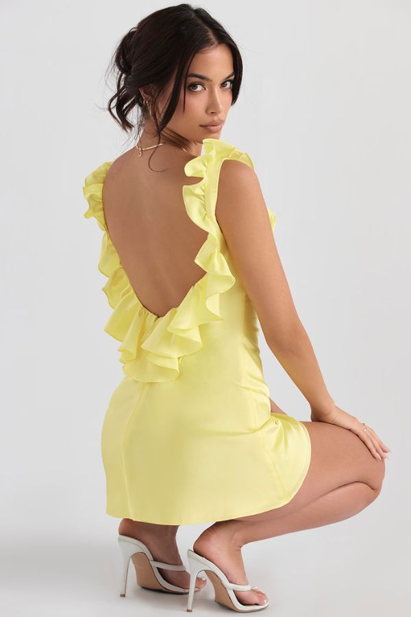 Sunny Muse Frill Mini Dress