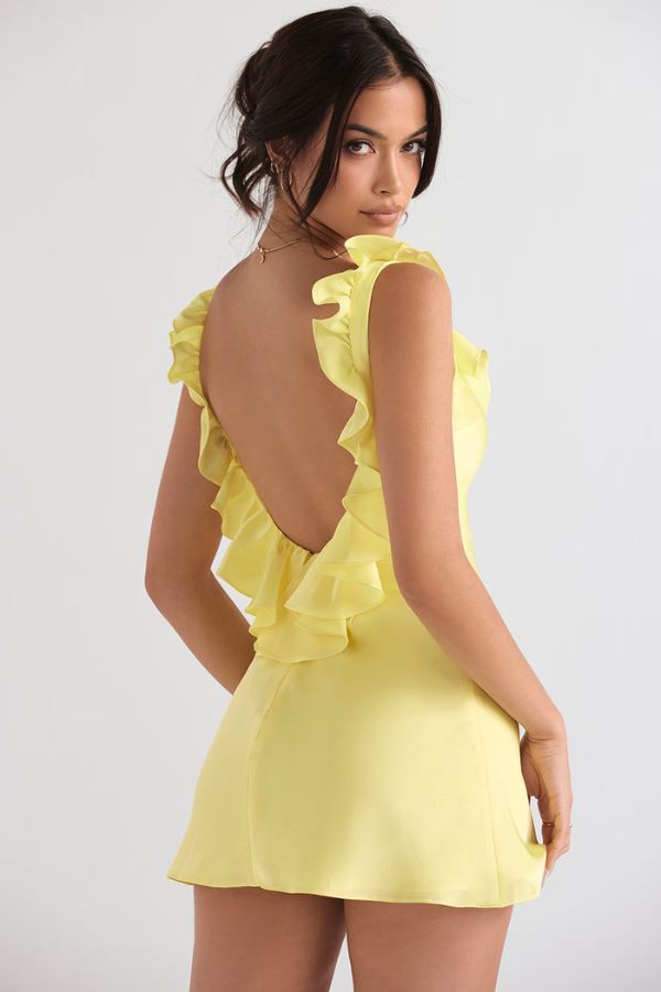 Sunny Muse Frill Mini Dress