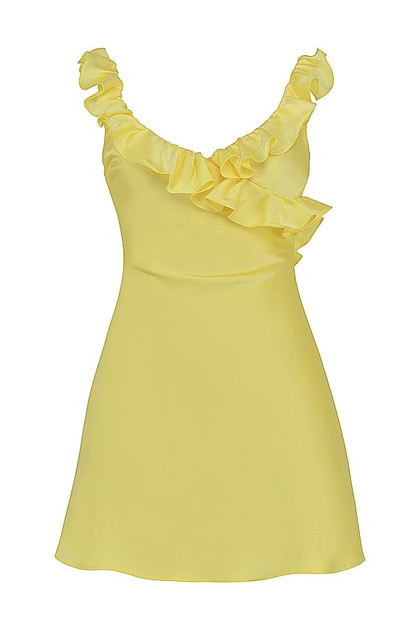 Sunny Muse Frill Mini Dress