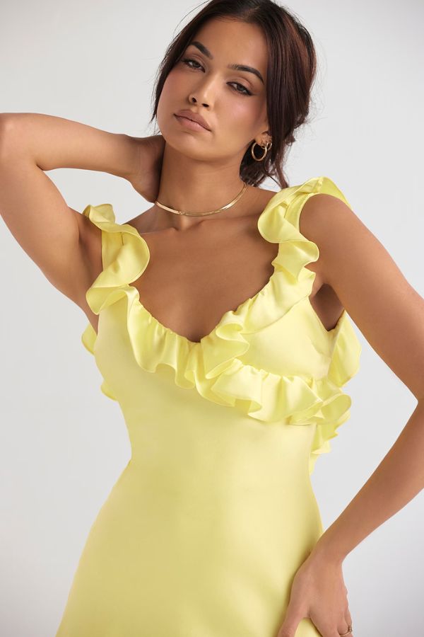 Sunny Muse Frill Mini Dress