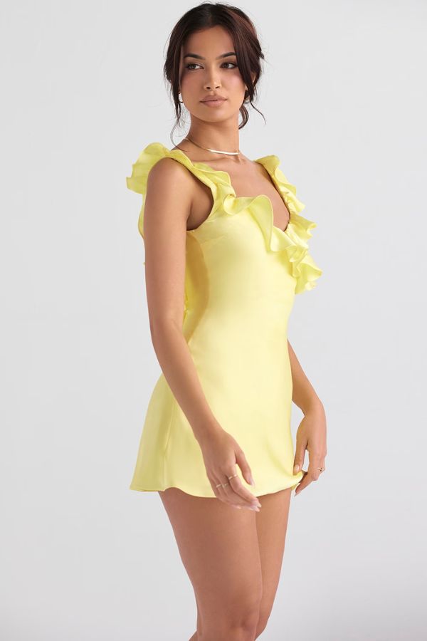 Sunny Muse Frill Mini Dress