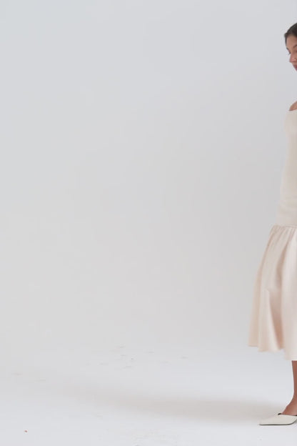 CELESTIA White Long Dress